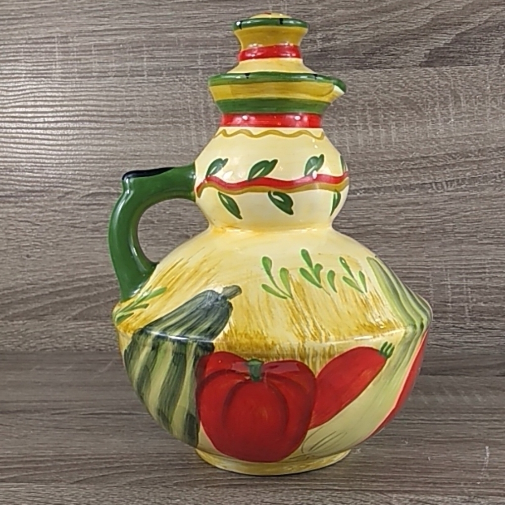 Rare Tuscany dinnerware Pamela Gladding cruet dish